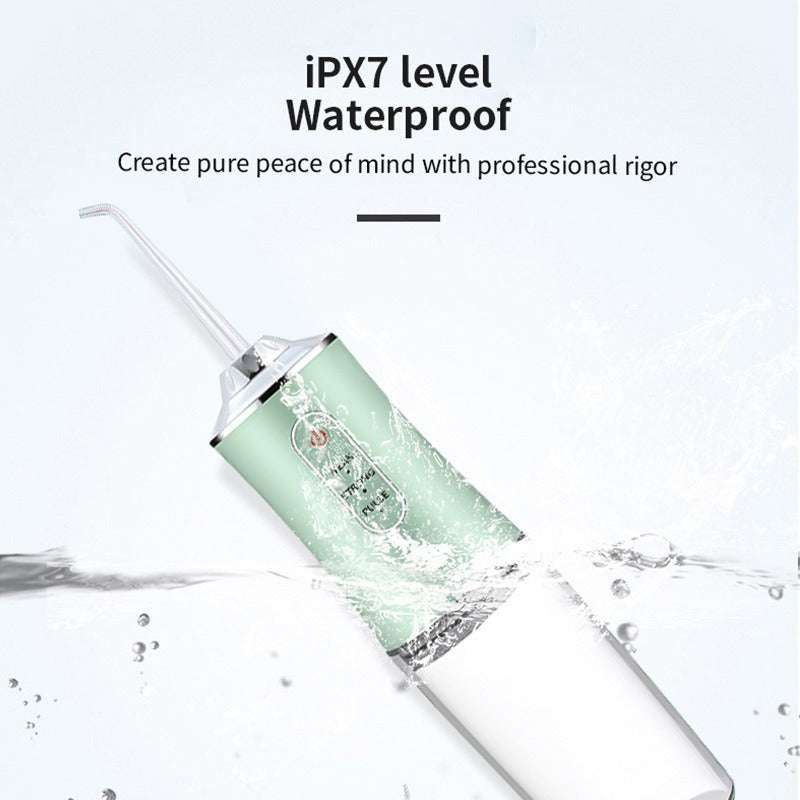 Portable Water Flosser with 4 Nozzles