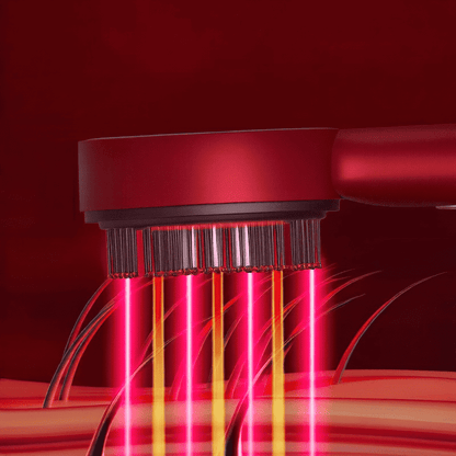 Electric Scalp Massager with Red Light Therapy
