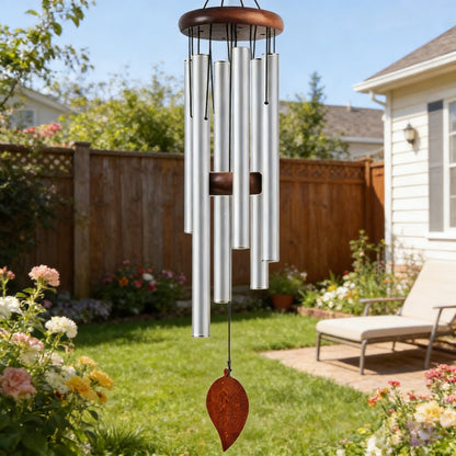 Six-Tube Retro Aluminum Wind Chime Home Decoration