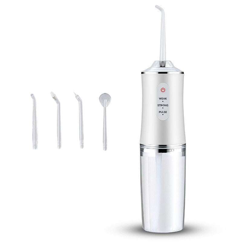 Portable Water Flosser with 4 Nozzles