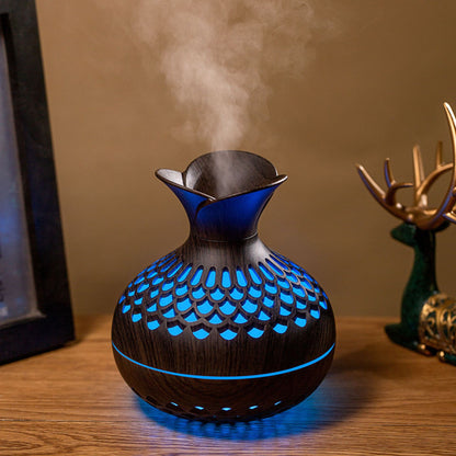 Trending Wood Grain Humidifier - 300ML - 2 options with LEDs
