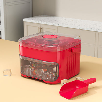 Plastic Ice Cube Tray with Shovel