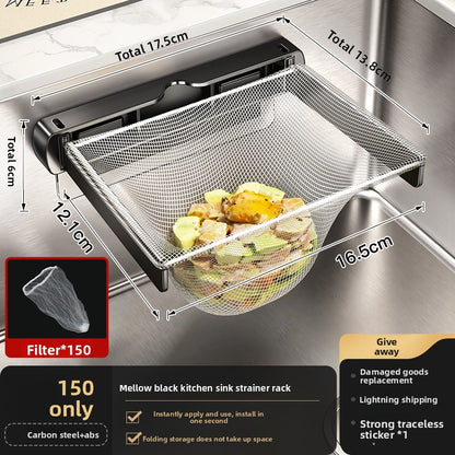 Foldable Kitchen Sink Filter Drain Basket