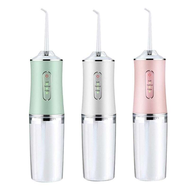 Portable Water Flosser with 4 Nozzles